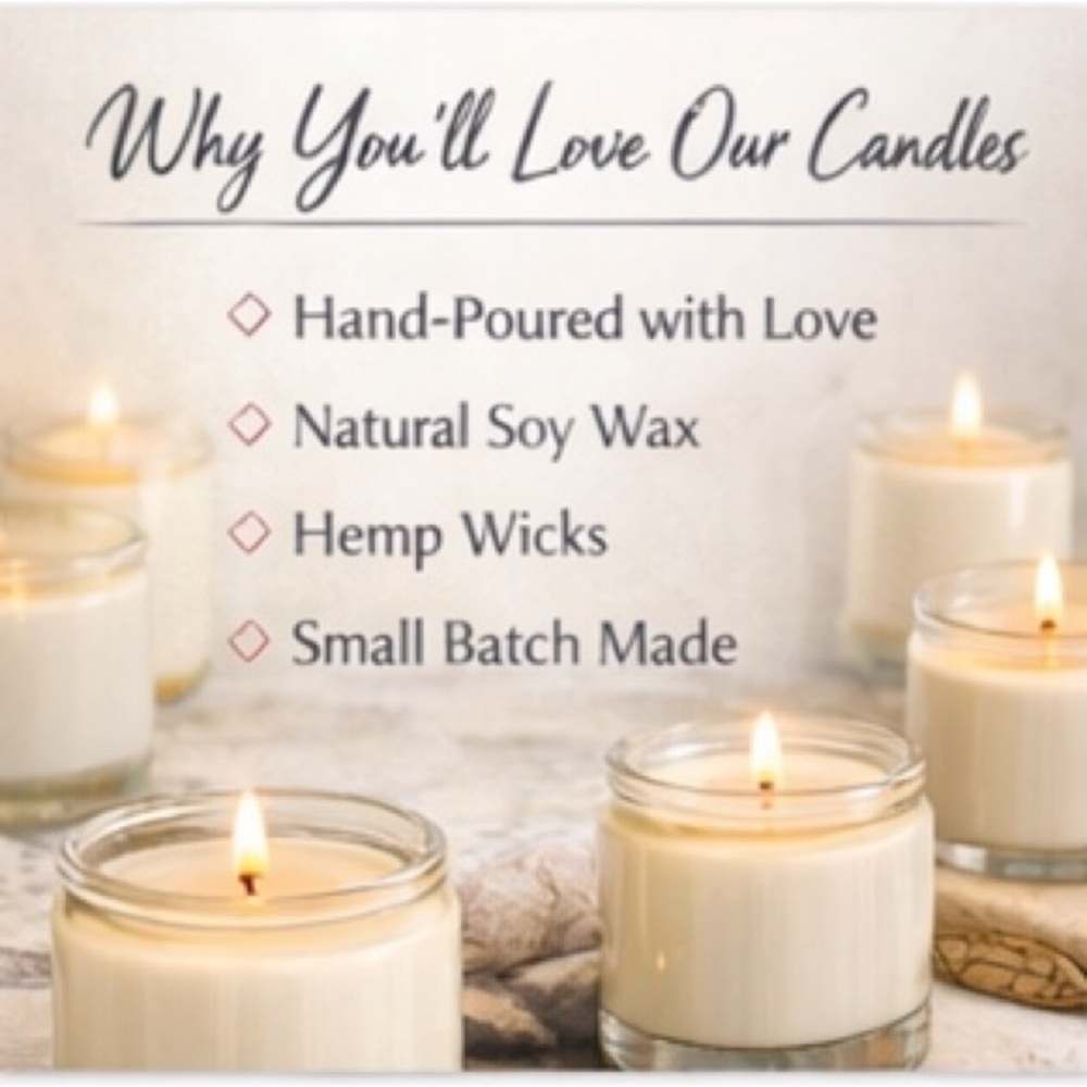 Custom Scented Soy Candle • Choose Your Fragrance